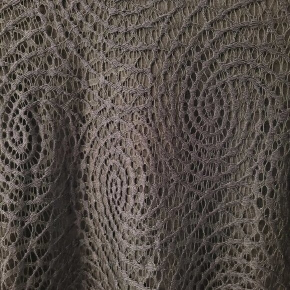 Women's Black Lace overlay top Sz 3X - Picture 3 of 9